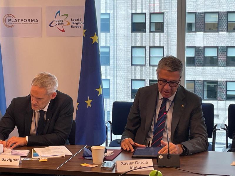 Albiol a reunió UE ONU Nova York