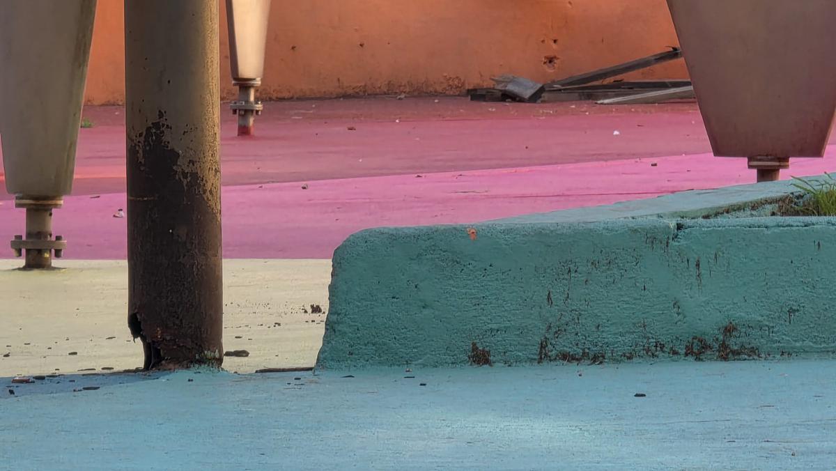 Pèrgola vent potes òxid Sant Mori