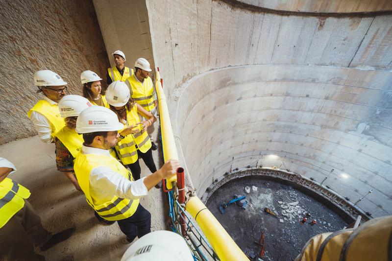 La tuneladora de la L9 arriba a Sarrià, mantenint la previsió d'obrir les noves estacions el 2027