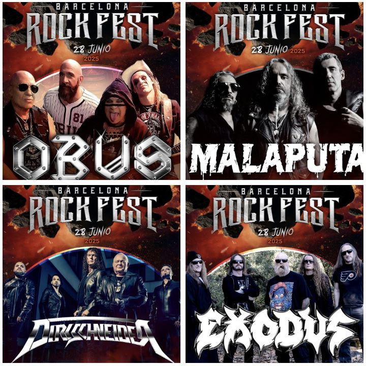 Dirkschneider, Exodus, Malaputa i Obús son alguns dels nous confirmats pel Rock Fest 2025