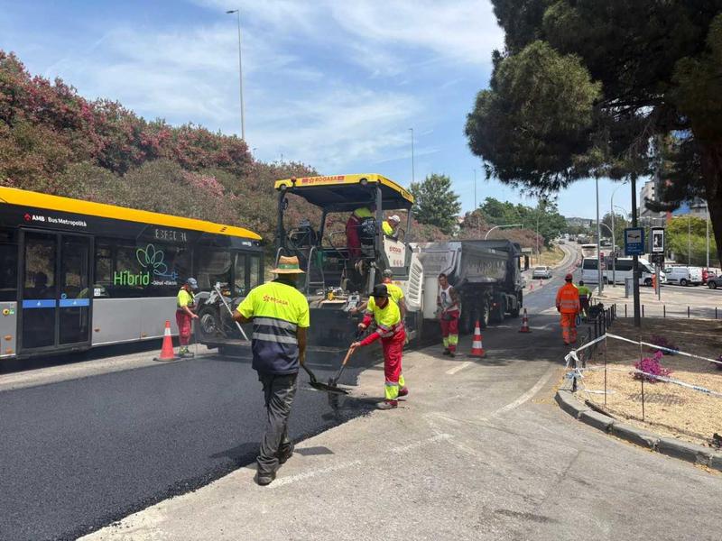Badalona invertirà 33 milions d'euros per renovar l'asfalt de carrers de tots els barris