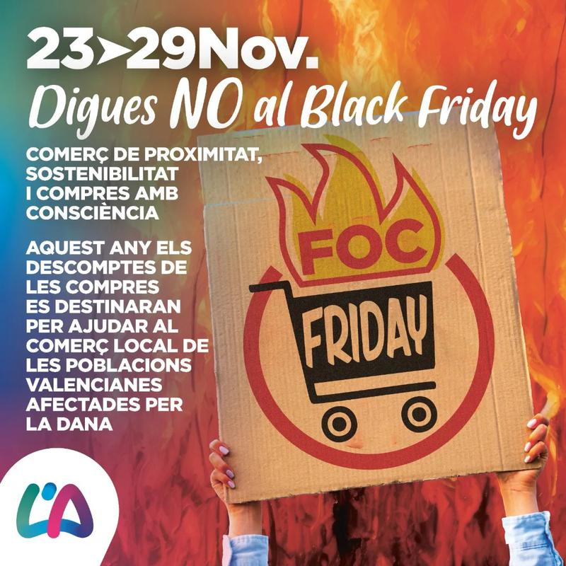 'Foc Friday' per València als comerços de Santa Coloma Gramenet 