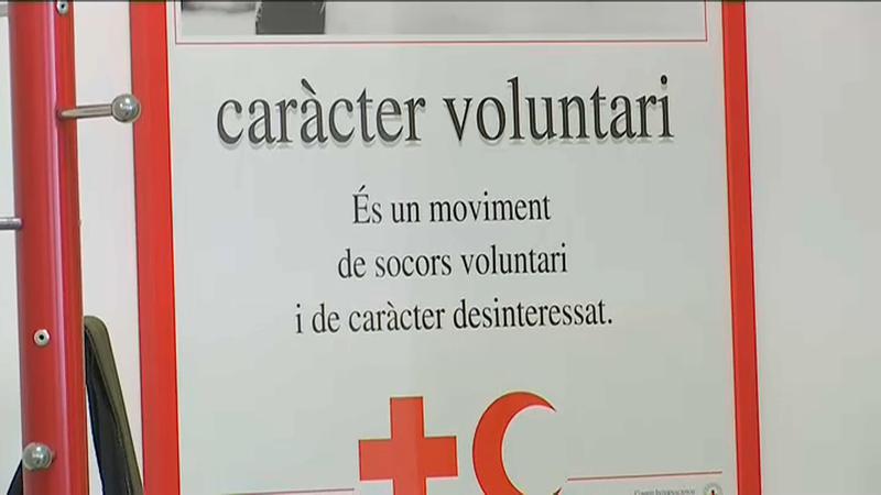 Creu Roja cartell voluntaris frame