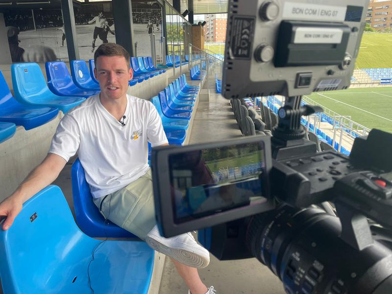 Sergio Gómez torna a entrenar-se a Badalona