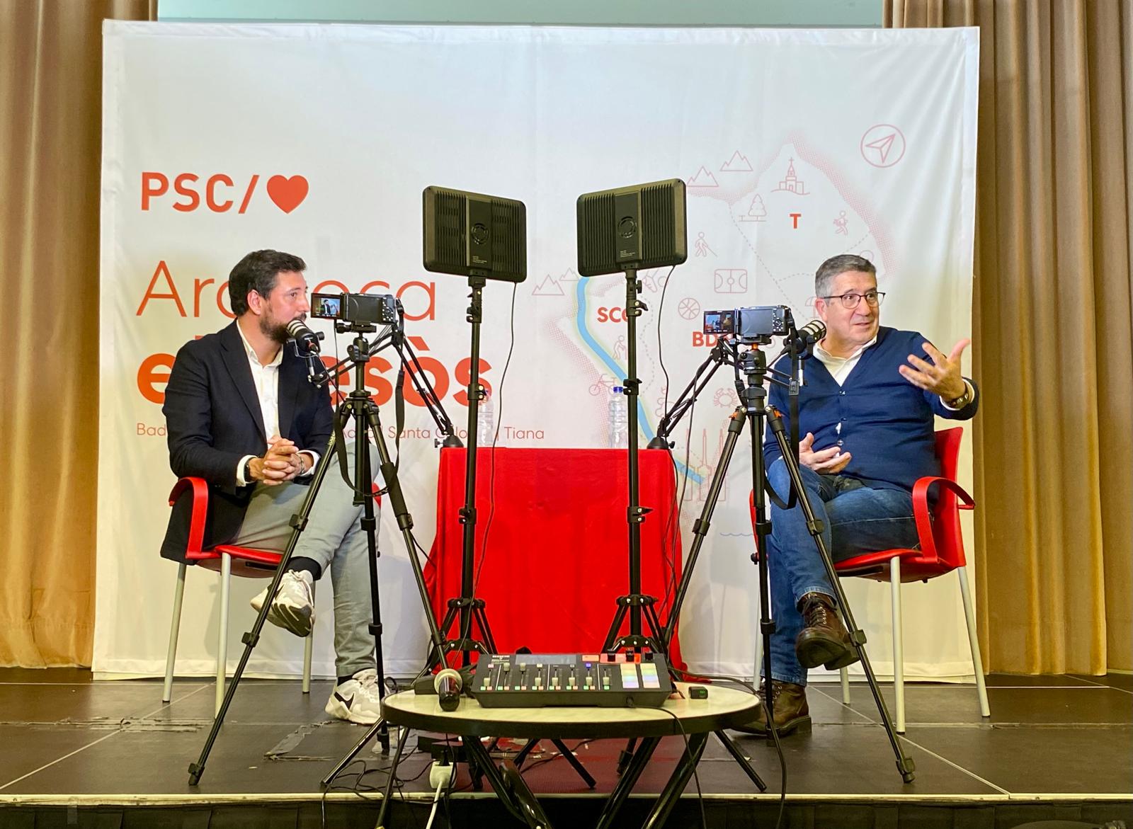 Patxi López (PSOE): 'A Badalona governa la pitjor versió del Partit Popular'