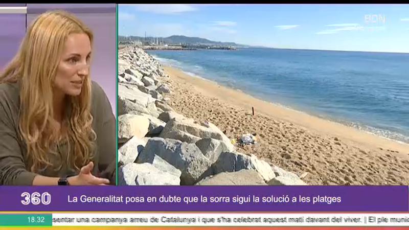 Llauradó recorda que la sorra és necessària per preservar el Passeig Marítim 