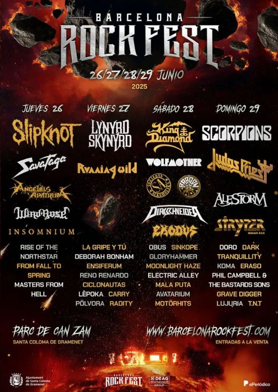 King Diamond serà cap de cartell al Rock Fest de Santa Coloma de Gramenet
