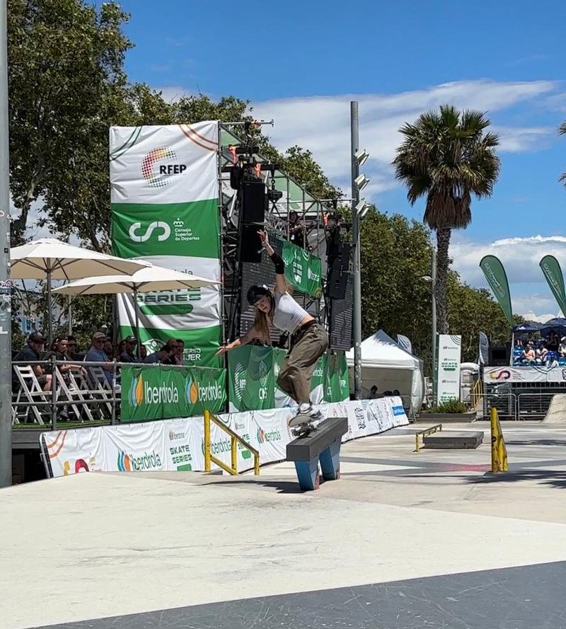 Daniela Terol i Nacho Lima dominen en les primeres Iberdrola Skate Series de Badalona