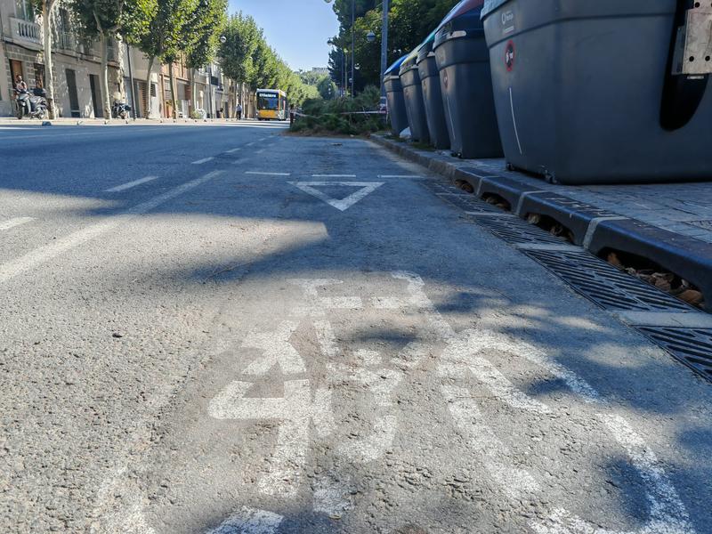 CARRIL BICI TALLAT CAN MERCADAL