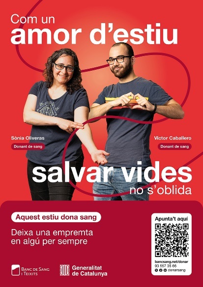 Tret de sortida de la campanya d'estiu del Banc de Sang