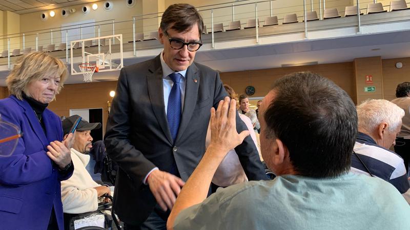 Salvador Illa a l'Institut Guttmann