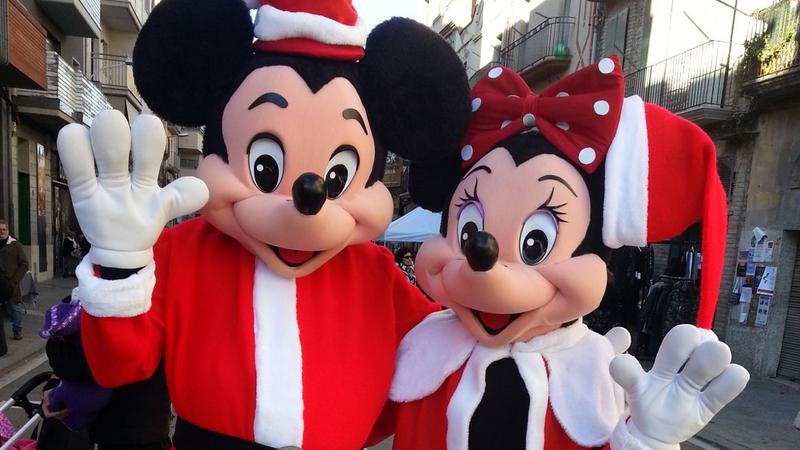 Mickey i Minnie Mouse de Nadal