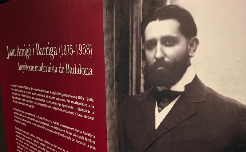 S'estrena l'exposició en honor a Joan Amigó i Barriga, &ldquo;l'arquitecte per excel·lència&rdquo; de Badalona