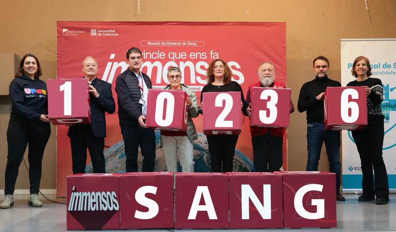 Badalona dobla les donacions de sang i arriba a les 400 durant la marató de gener