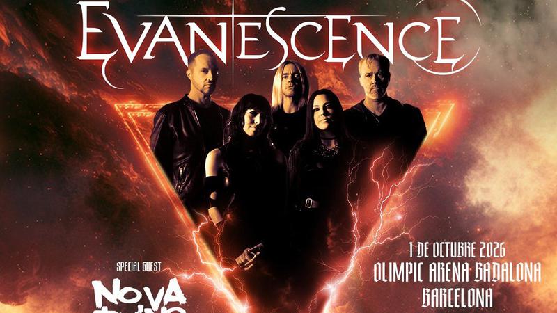 Evanescence arriba a l'Olimpic Arena de Badalona al 2026
