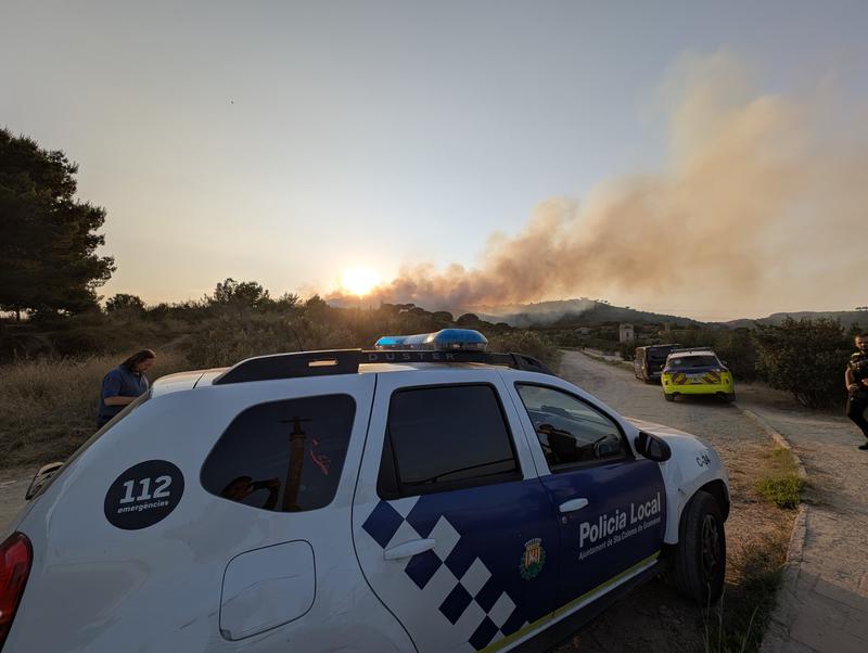 Incendi a la Serralada de Marina