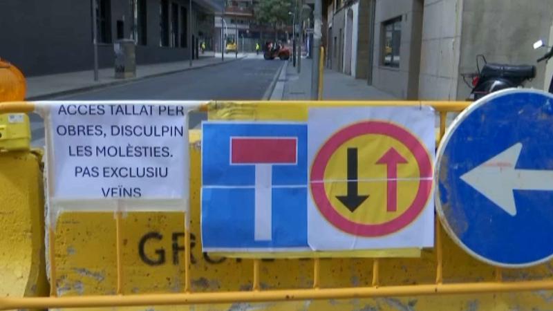 Tallada la circulació al carrer Sant Ramon fins a l'1 d'agost