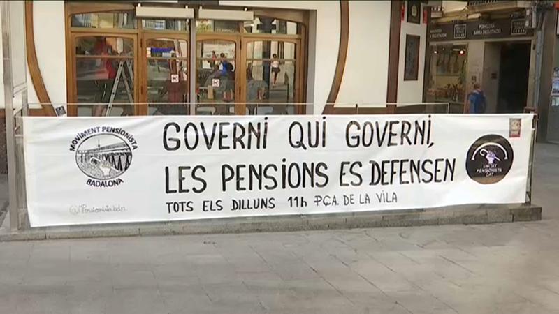 Els pensionistes reclamen que es defensin les pensions al marge de qui governi després del 23J 