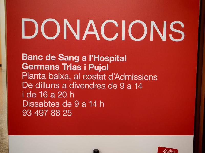 Horaris Banc de sang i teixits HGTP