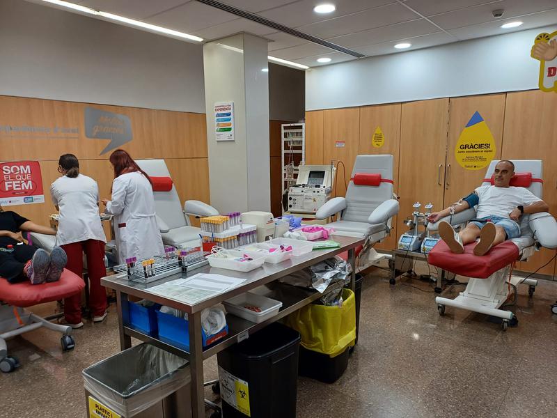 El Banc de Sang amplia la donació de plasma fins al 12 d'octubre