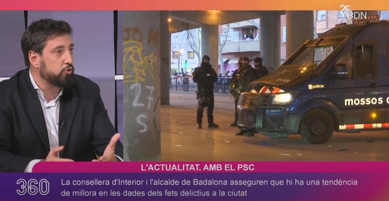 El PSC de Badalona matisa les dades de la Junta Local de Seguretat i assenyala que la delinqüència ha incrementat a Badalona