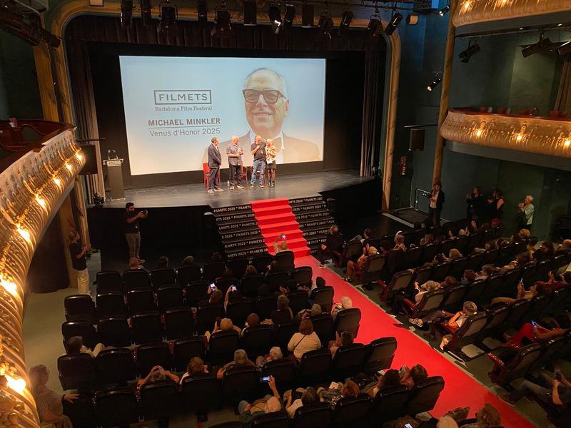 El mesclador de so Michael Minkler rep la Venus d'Honor de la mà del Festival Filmets