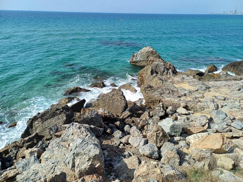 Montgat platja 4 roques