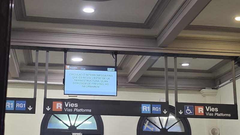 cartell renfe aturat