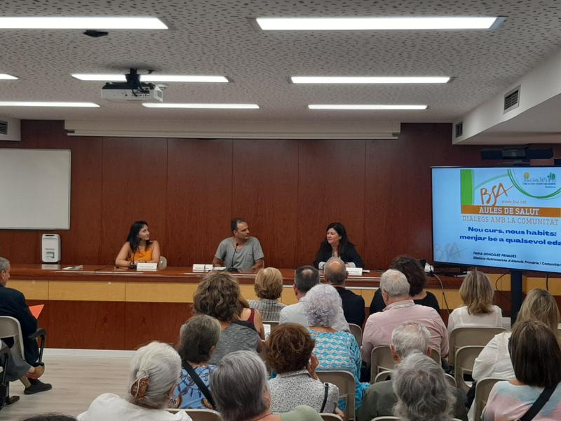 BSA impulsa l'alimentació saludable en la primera Aula de Salut a l'Hospital Municipal