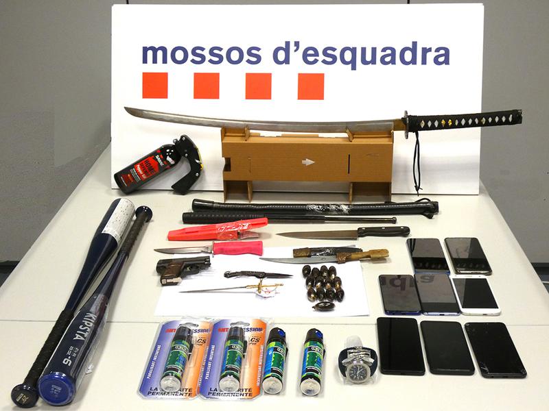 Quatre detinguts per una baralla tumultuària a la Salut
