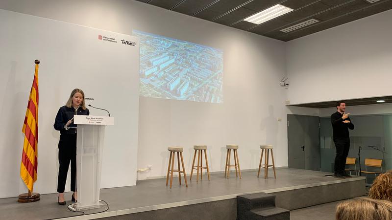 ACTE PLA TRANSFORMACIÓ LA MINA CONSELLERA DRETS SOCIALS