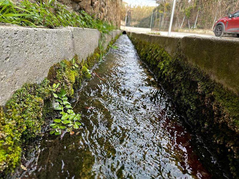 El govern local es planteja construir un nou pou de contenció per reaprofitar l'aigua de la canonada de Canyet