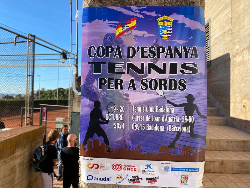 Badalona, seu de la copa d'Espanya de Tennis per a persones sordes