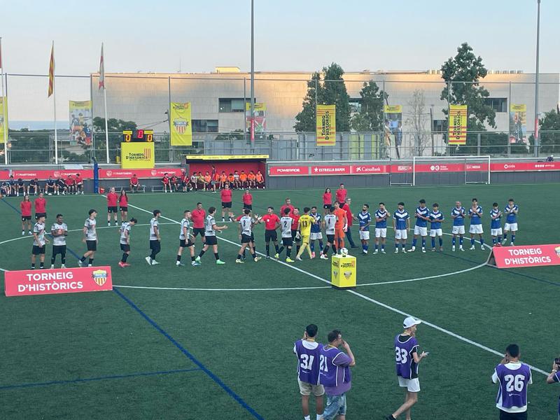 El Badalona aconsegueix la classificació per a les semifinals del Torneig d'Històrics