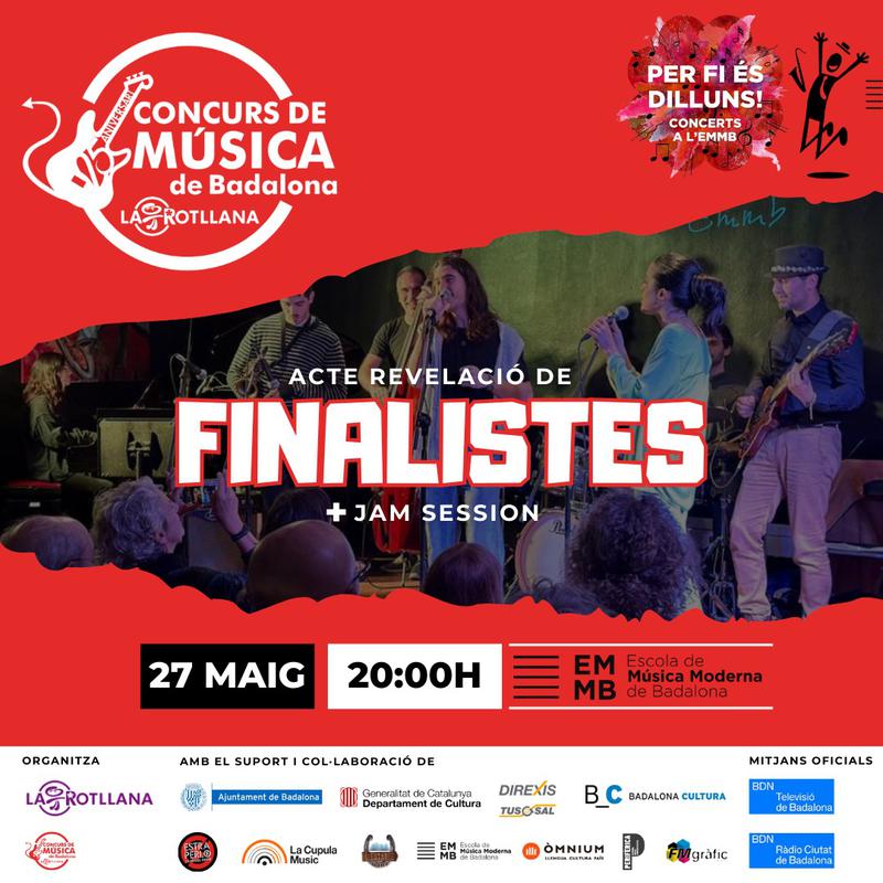 Dilluns sabrem qui són els finalistes del Concurs de Música de Badalona