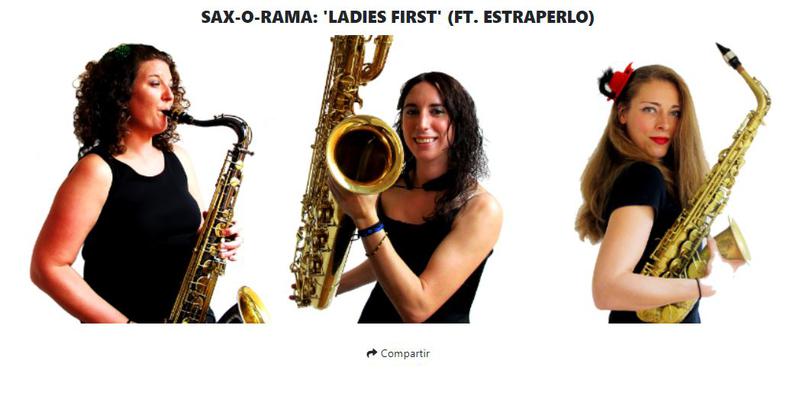 Trobada de saxofonistes al Círcol amb les Ladies First