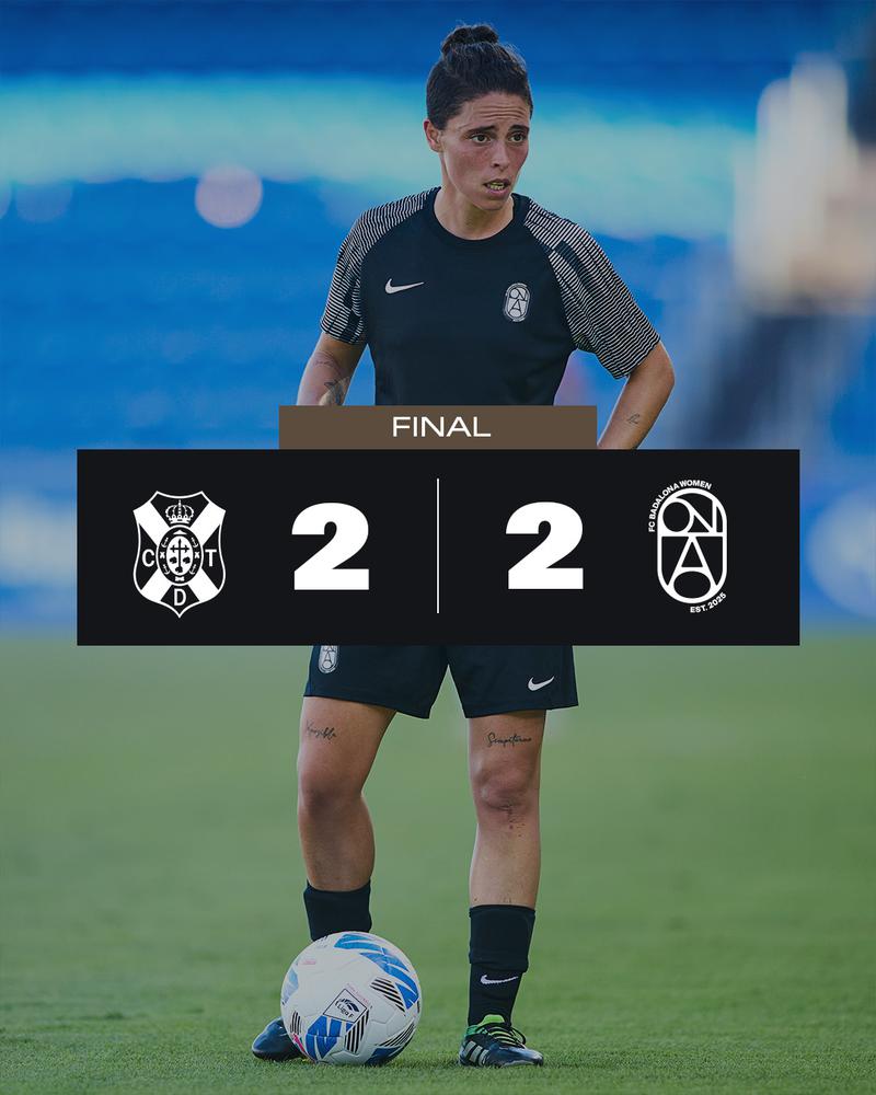 Empat vibrant del Badalona Women a Tenerife (2-2)