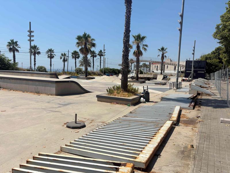Renovació tanques Skate Àgora 1