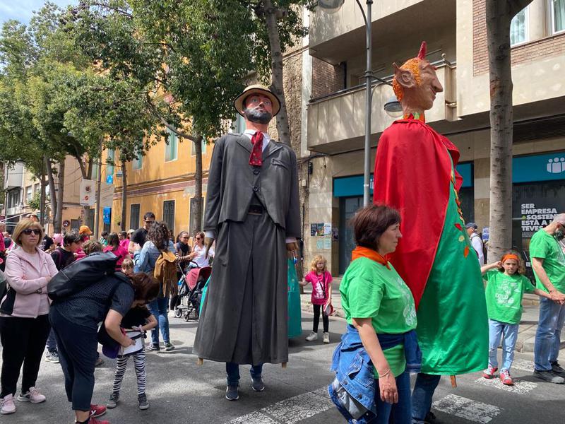Més d'una trentena de colles geganteres participa a la 23a Trobada d'Escoles de Catalunya