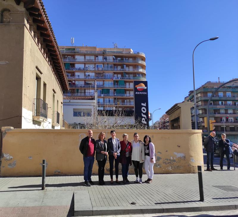 Nuria Marin Diputació Filo Cañete Ajuntament Sant Adrià Can Rigalt