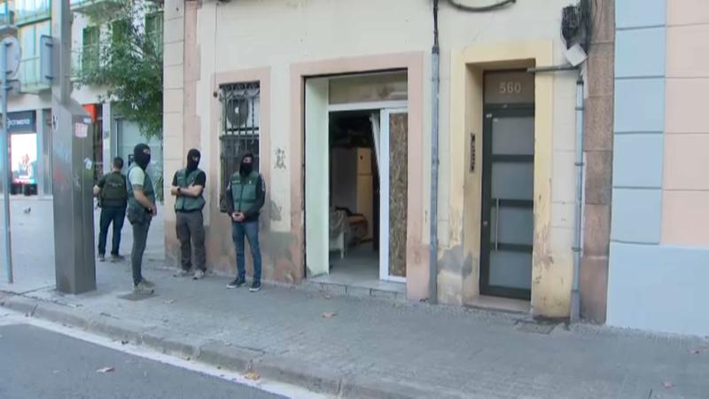 Operació de la Guàrdia Civil contra una organització criminal amb detingut a Badalona