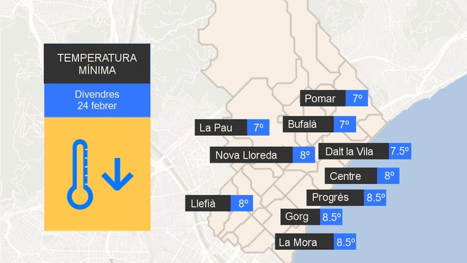 mapa mínimes 24 febrer