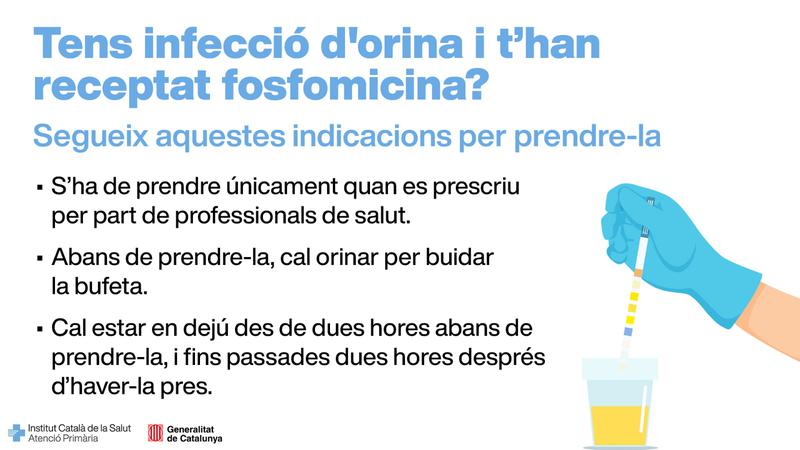 Campanya de l'ICS per un ús responsable dels antibiòtics en infeccions urinàries no complicades