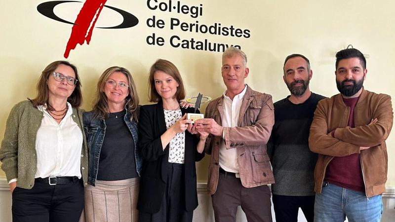 El Col·legi de Periodistes premia 'Beines de Mielina', el pòdcast de Badalona Comunicació i l'Institut Guttmann 