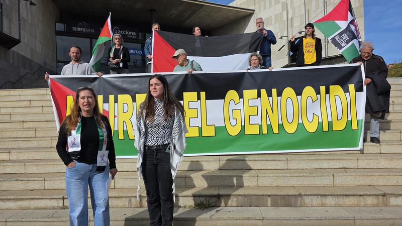 La manifestació contra el partit Joventut-Hapoel es manté