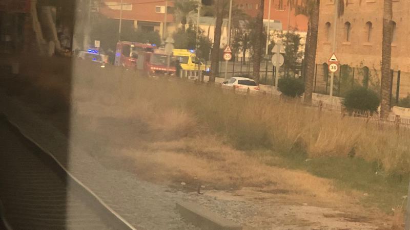 Restablerta la circulació a l'R1 entre Badalona i Sant Adrià, interrompuda després d'un atropellament