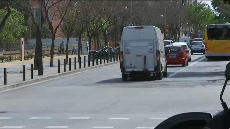 Un dels carrils de la Via Augusta canviarà de sentit quan es pacifiqui Francesc Layret