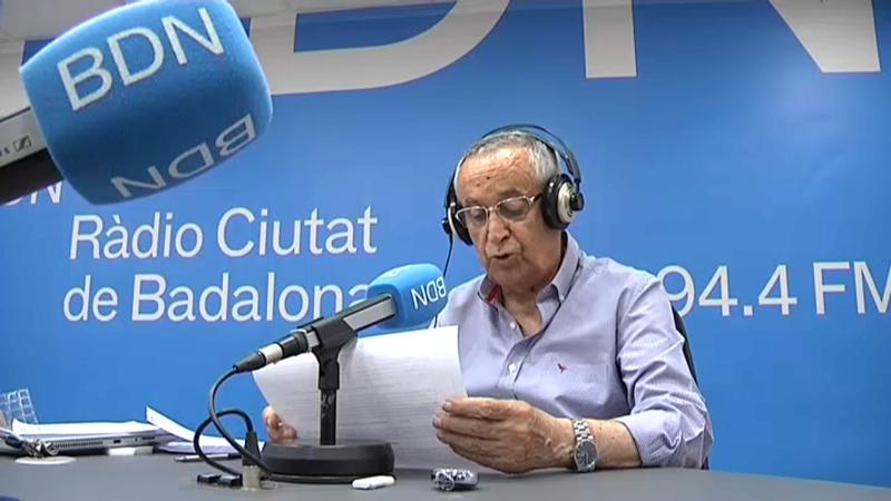 Mor Arseni Santos, l'últim locutor de sardanes de Ràdio Ciutat de Badalona