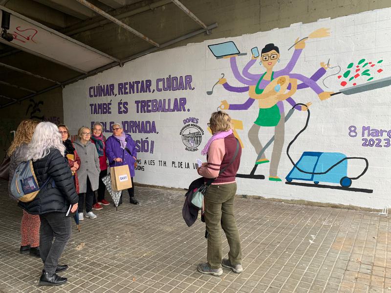 MURAL FEMINISTA MOVIMENT PENSIONISTA
