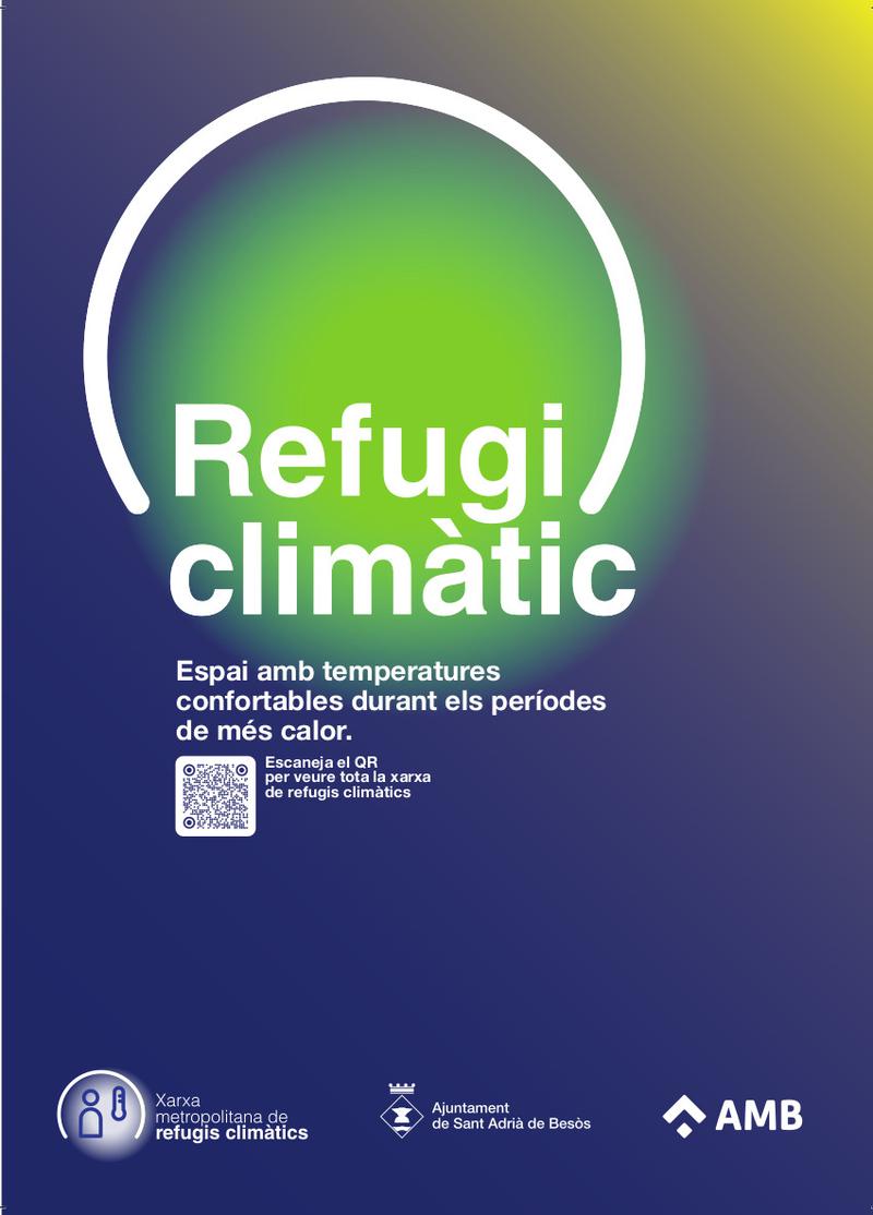 Sant Adrià de Besòs comptarà amb sis refugis climàtics per combatre les altes temperatures